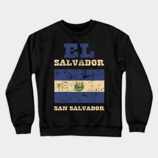 Flag of El Salvador Crewneck Sweatshirt